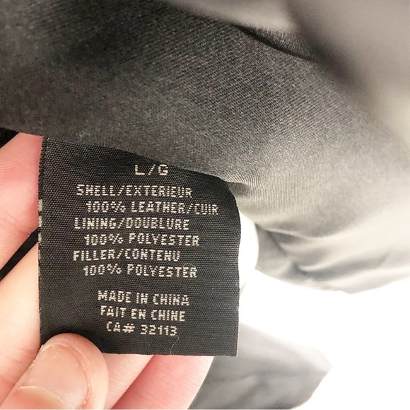 🖤 Jessica Black Genuine Leather Jacket | Zip-Up | Size Large🖤 - Picture 14 of 15